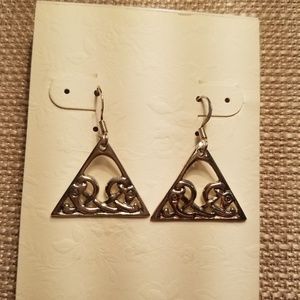 Celtic Sterling Silver Earrings